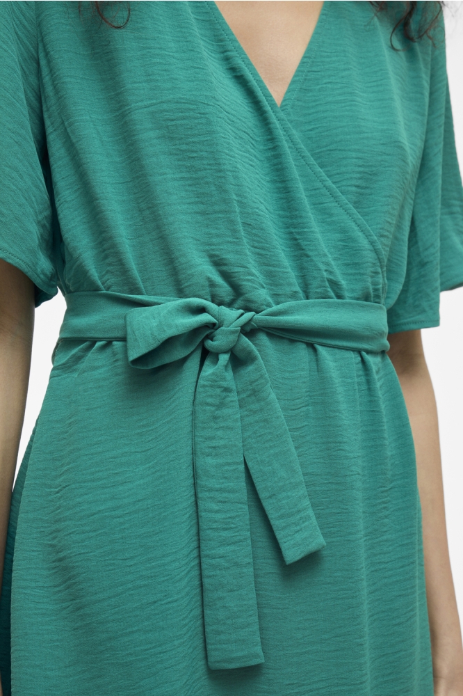 VIJOSA 2/4 WRAP DRESS 14101657 Cadmium Green